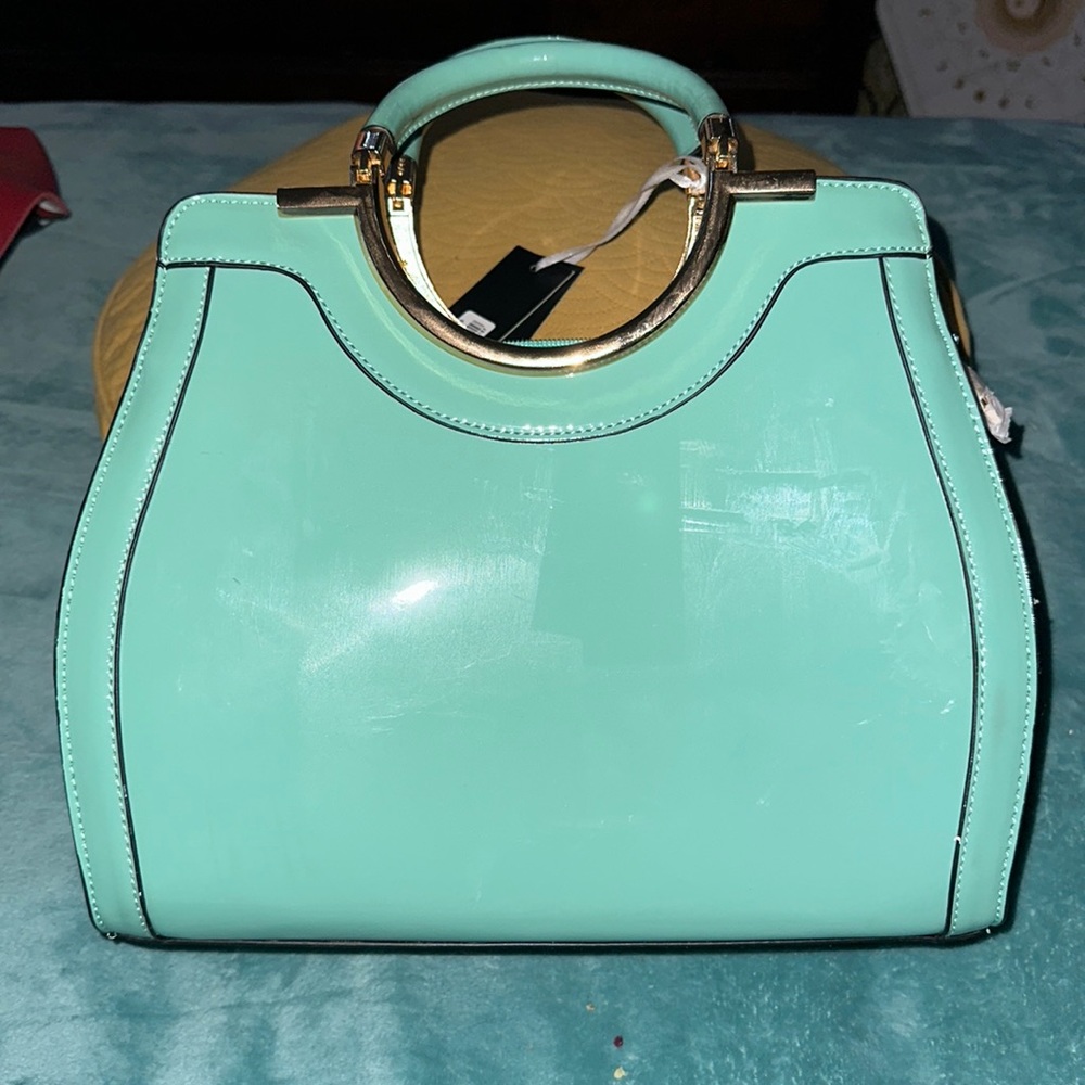 Turquoise Satchel